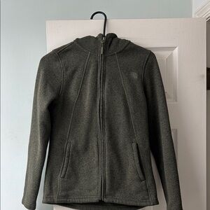 North face sweater jacket